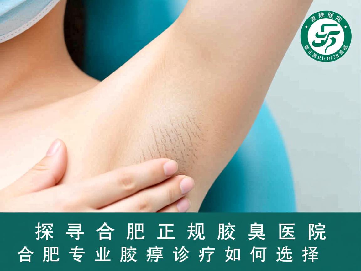 探寻合肥正规腋臭医院，合肥专业腋臭诊疗如何选择