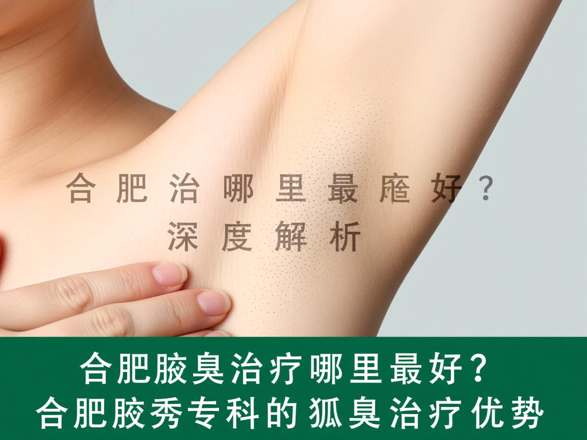 合肥腋臭治疗哪里最好?深度解析合肥腋秀专科的狐臭治疗优势 合肥腋臭治疗哪里最好?深度解析合肥腋秀专科的狐臭治疗优势