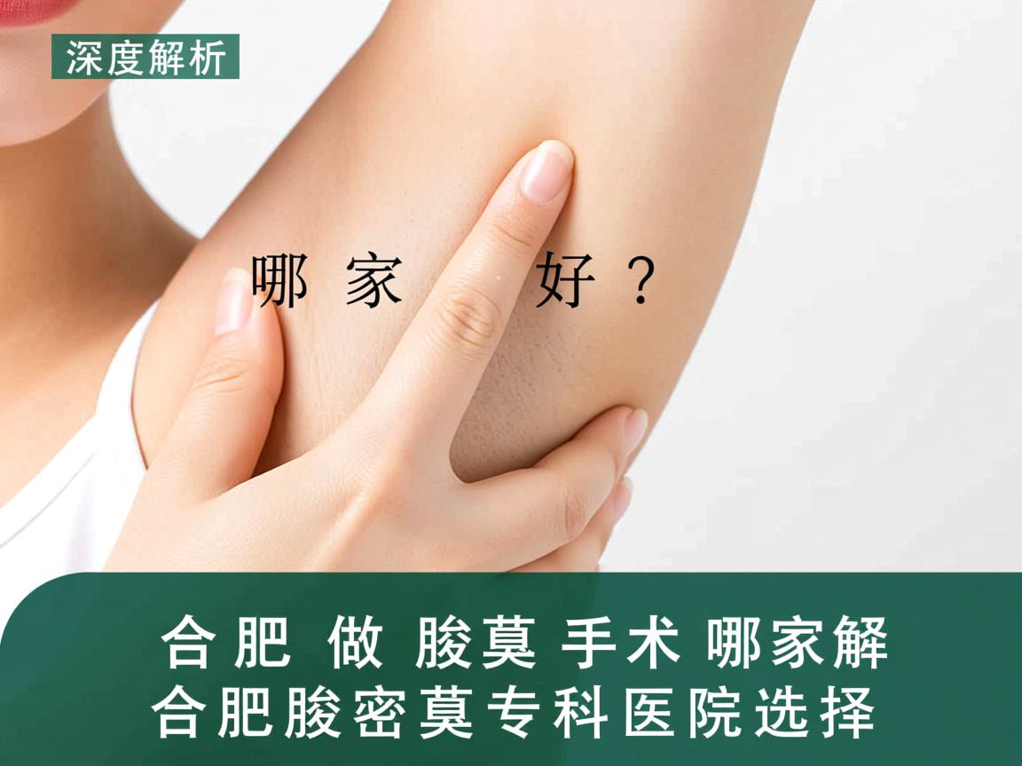合肥做腋臭手术哪家好?深度解析合肥腋臭专科医院选择 合肥做腋臭手术哪家好?深度解析合肥腋臭专科医院选择