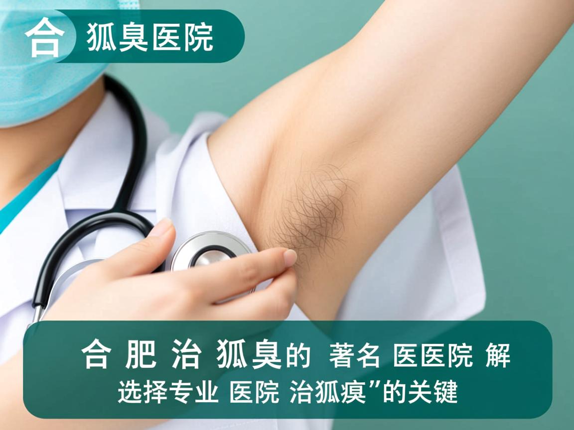合肥治狐臭的著名医院解析，选择专业医院治狐臭的关键