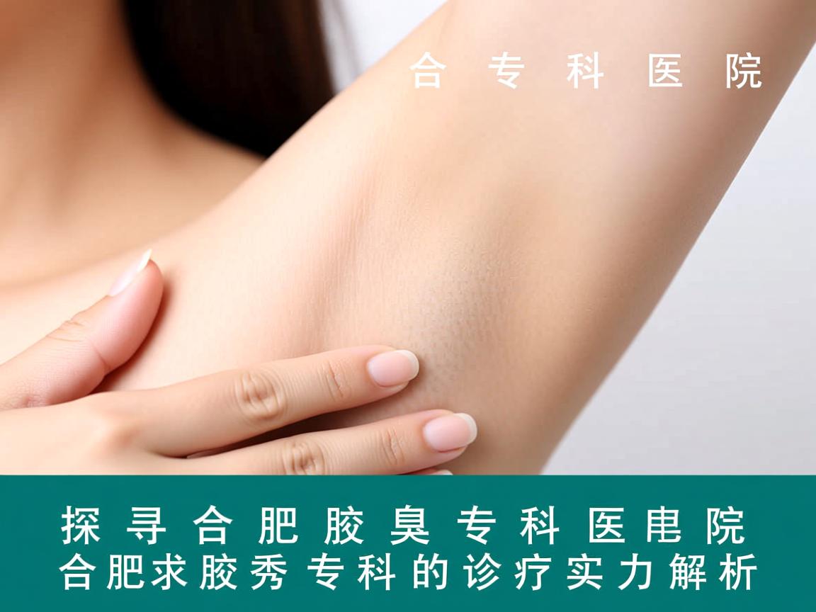 探寻合肥腋臭专科医院，合肥腋秀专科的诊疗实力解析