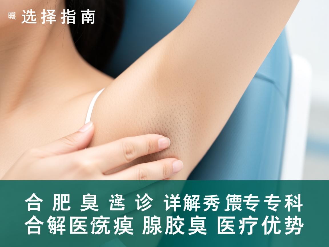 合肥腋臭诊疗选择指南,详解合肥腋秀专科的腋臭医疗优势 合肥腋臭诊疗选择指南,详解合肥腋秀专科的腋臭医疗优势