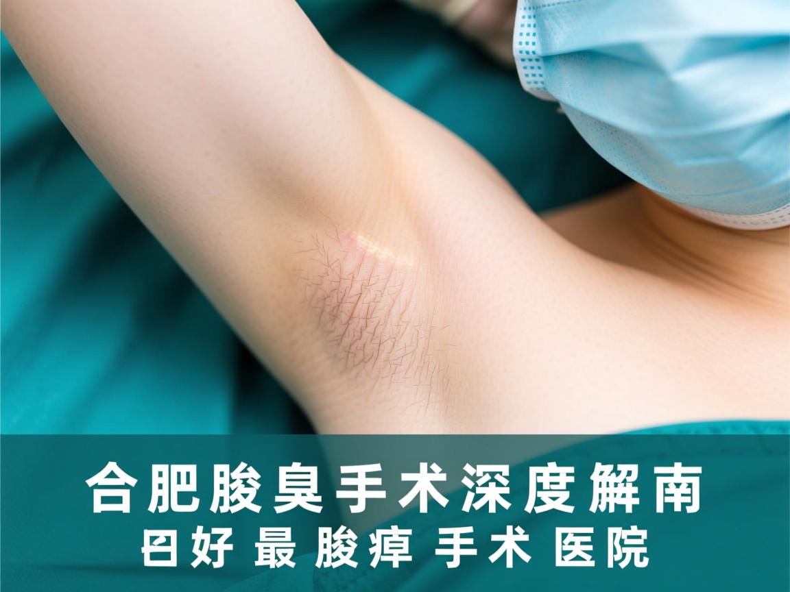 合肥腋臭手术医院选择指南,深度解析合肥最好腋臭手术医院 合肥腋臭手术医院选择指南,深度解析合肥最好腋臭手术医院