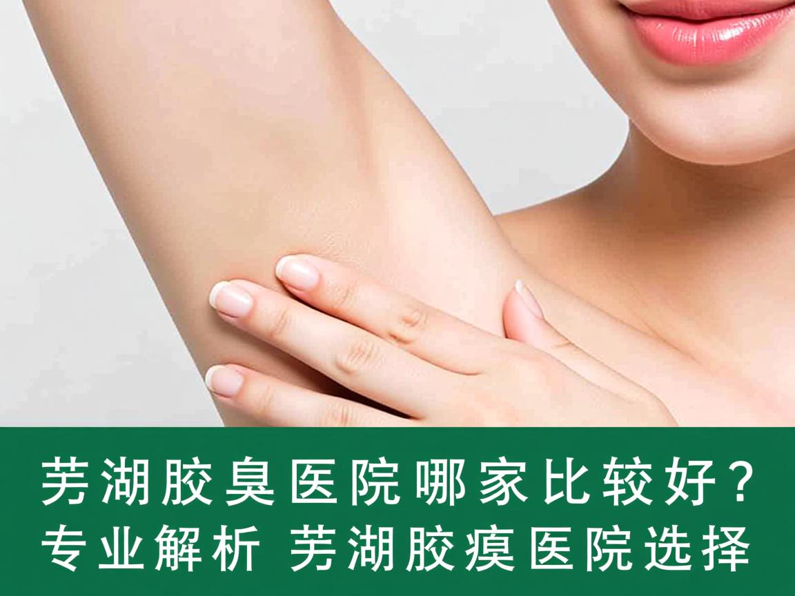 芜湖腋臭医院哪家比较好？专业解析芜湖腋臭医院选择
