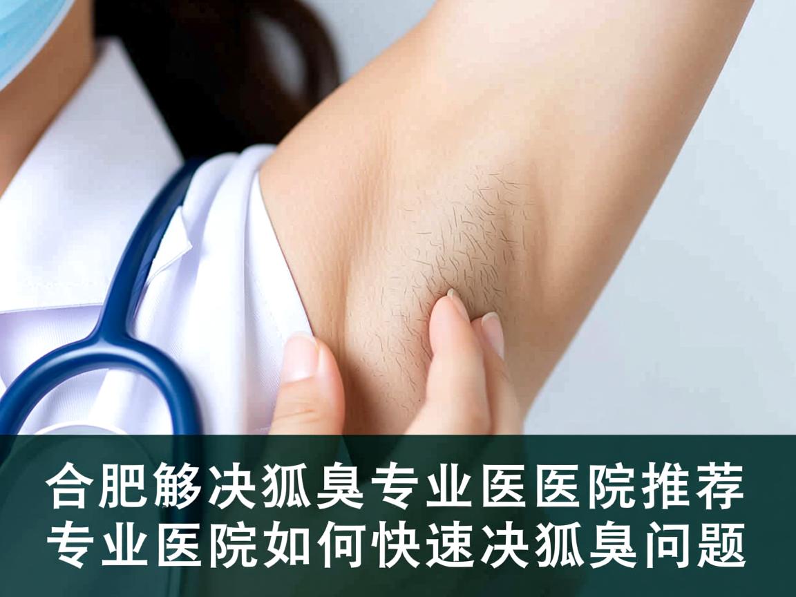 合肥解决狐臭专业医院推荐，专业医院如何快速解决狐臭问题