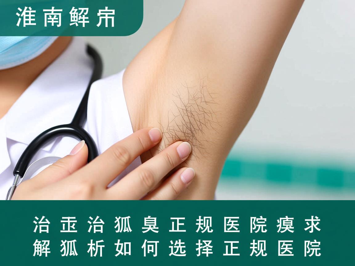淮南治狐臭正规医院解析，治狐臭如何选择正规医院