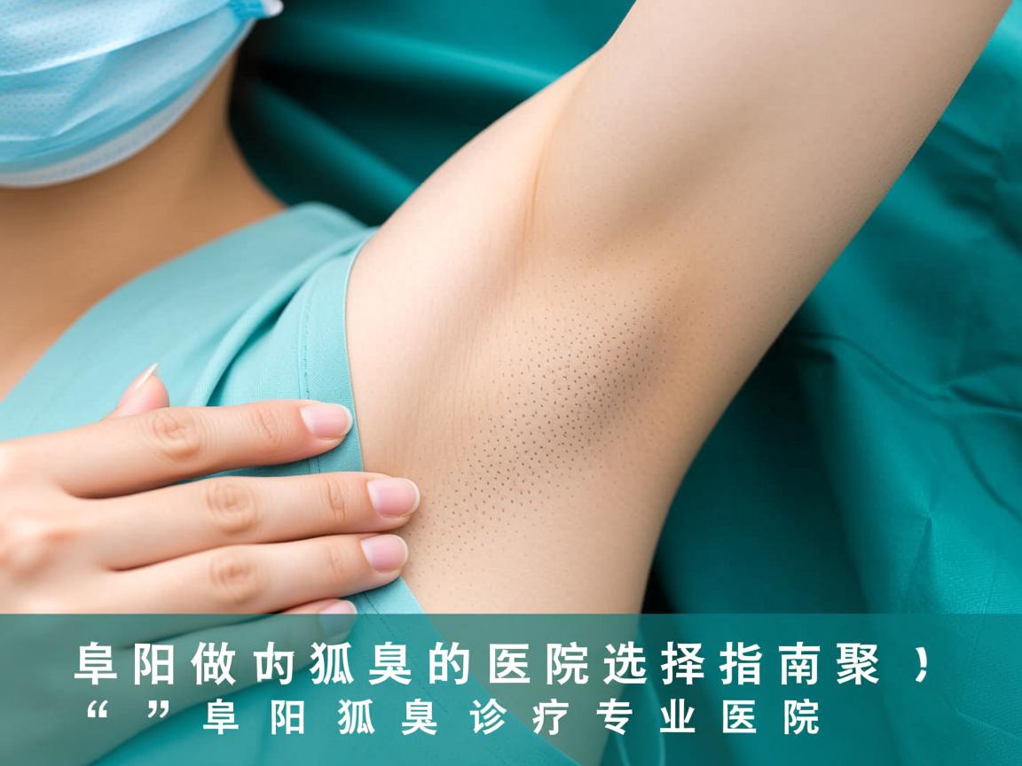 阜阳做狐臭的医院选择指南，聚焦阜阳狐臭诊疗专业医院