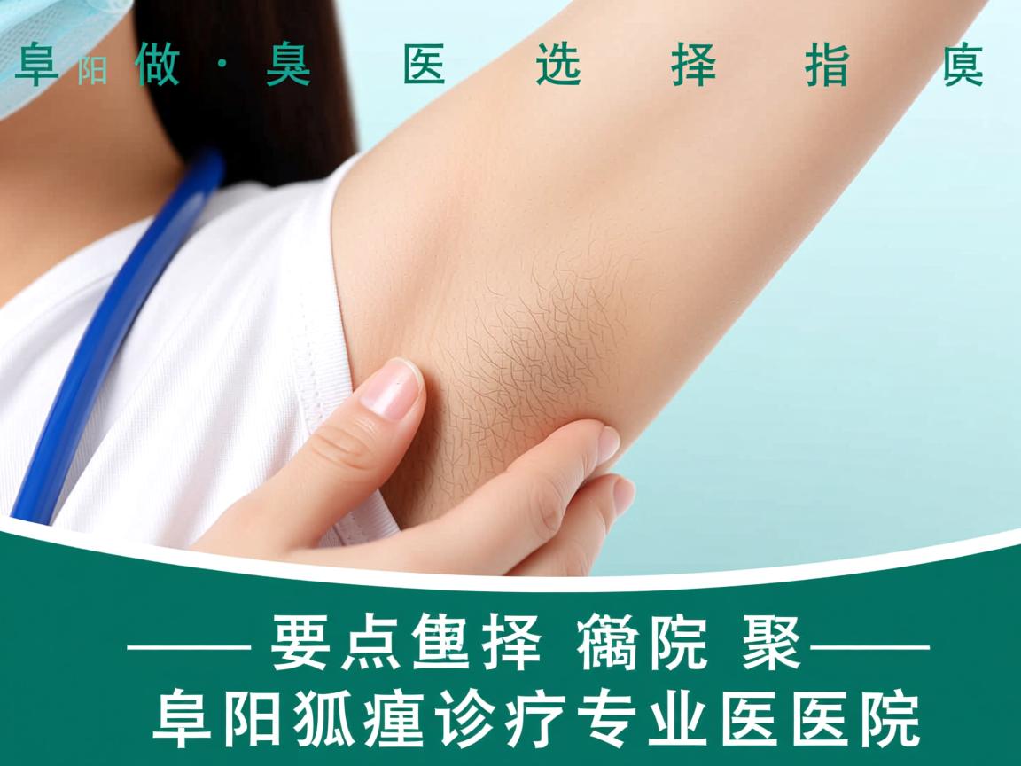 阜阳做狐臭的医院选择指南，聚焦阜阳狐臭诊疗专业医院