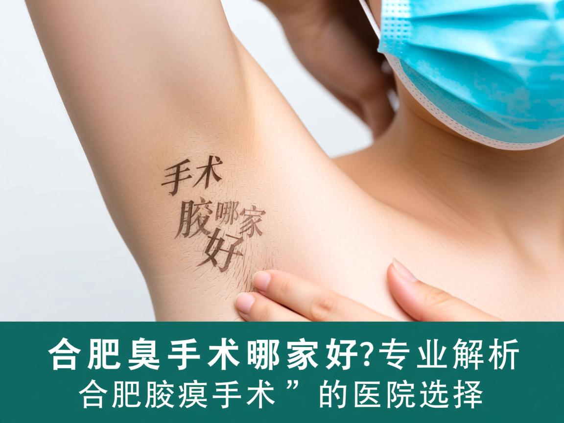 合肥腋臭手术哪家好？专业解析合肥腋臭手术的医院选择