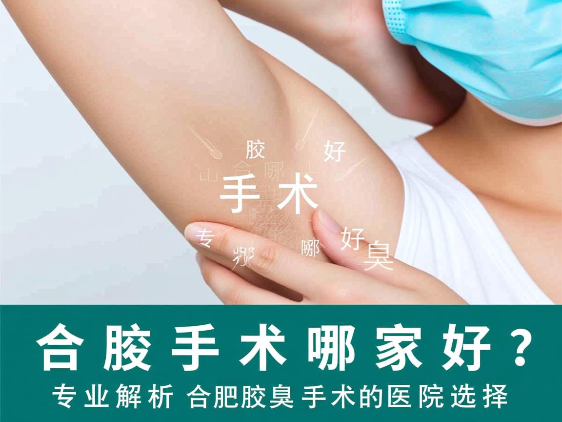 合肥腋臭手术哪家好？专业解析合肥腋臭手术的医院选择
