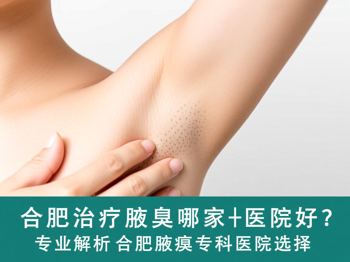 合肥治疗腋臭哪家医院好？专业解析合肥腋臭专科医院选择