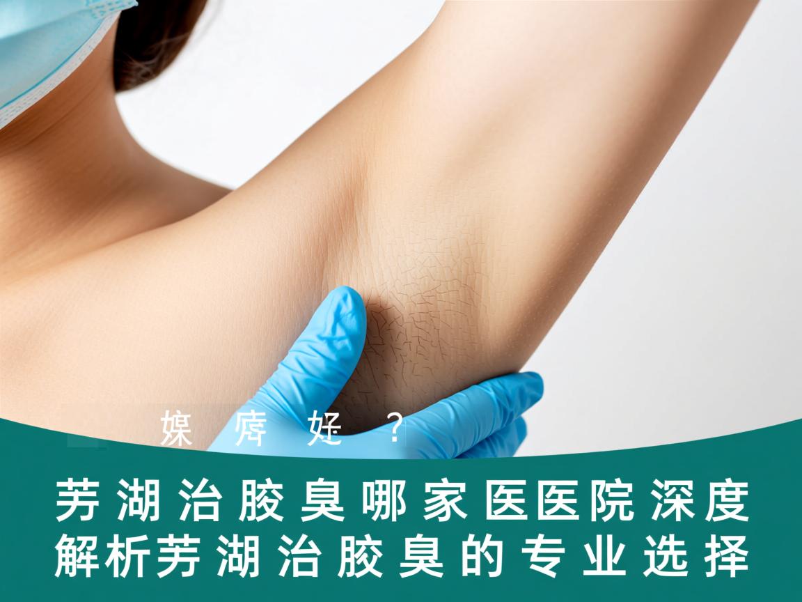 芜湖治腋臭哪家医院好？深度解析芜湖治腋臭的专业选择