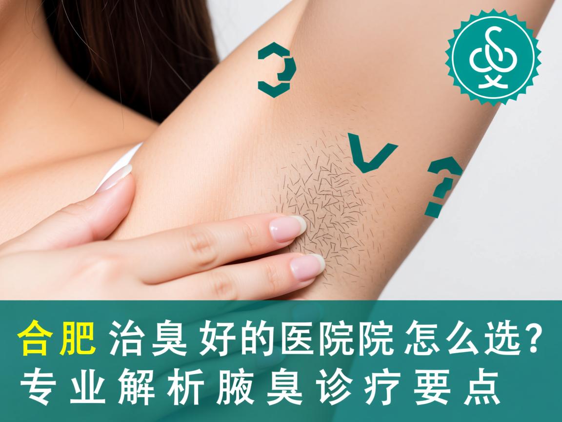 合肥治腋臭好的医院怎么选？专业解析腋臭诊疗要点