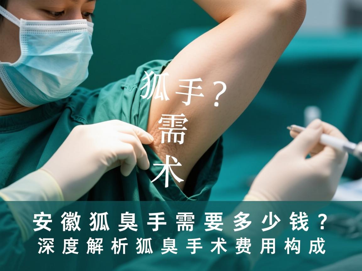 安徽狐臭手术需要多少钱？深度解析狐臭手术费用构成
