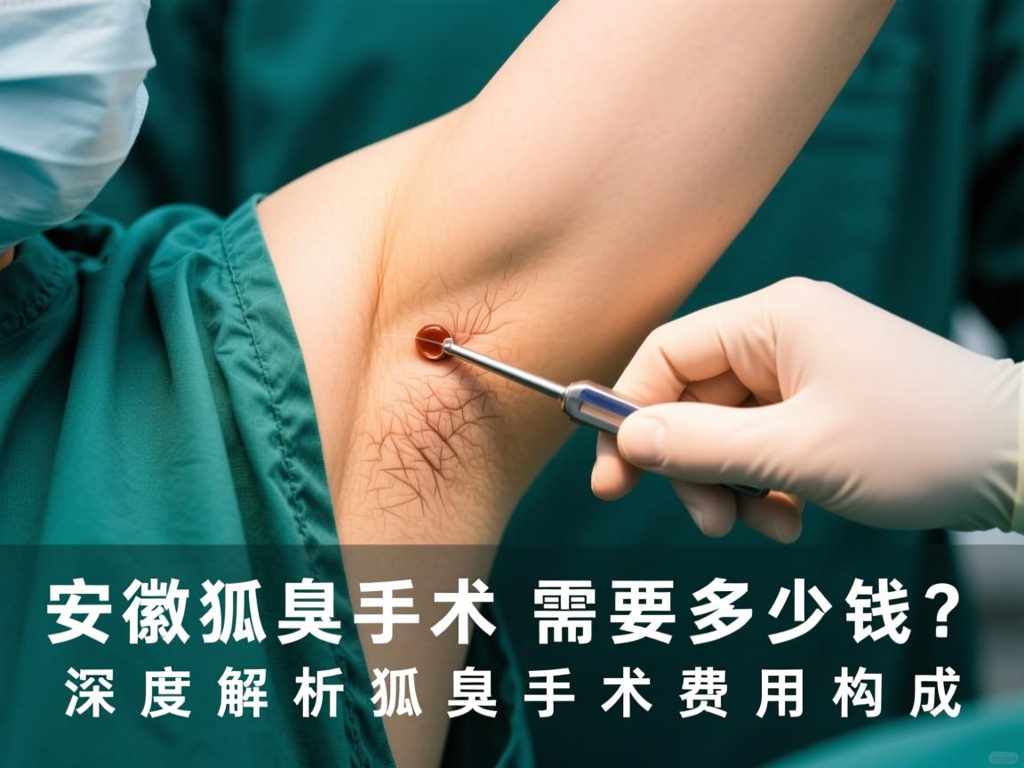 安徽狐臭手术需要多少钱？深度解析狐臭手术费用构成