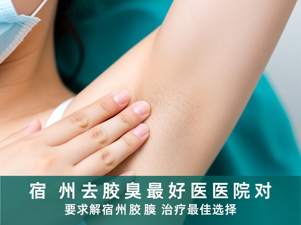 宿州去腋臭最好医院对比，详解宿州腋臭治疗最佳选择