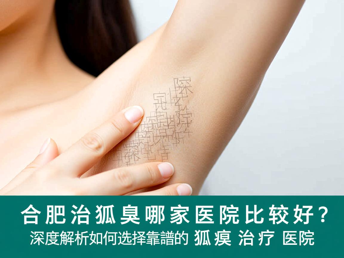 合肥治狐臭哪家医院比较好？深度解析如何选择靠谱的狐臭治疗医院