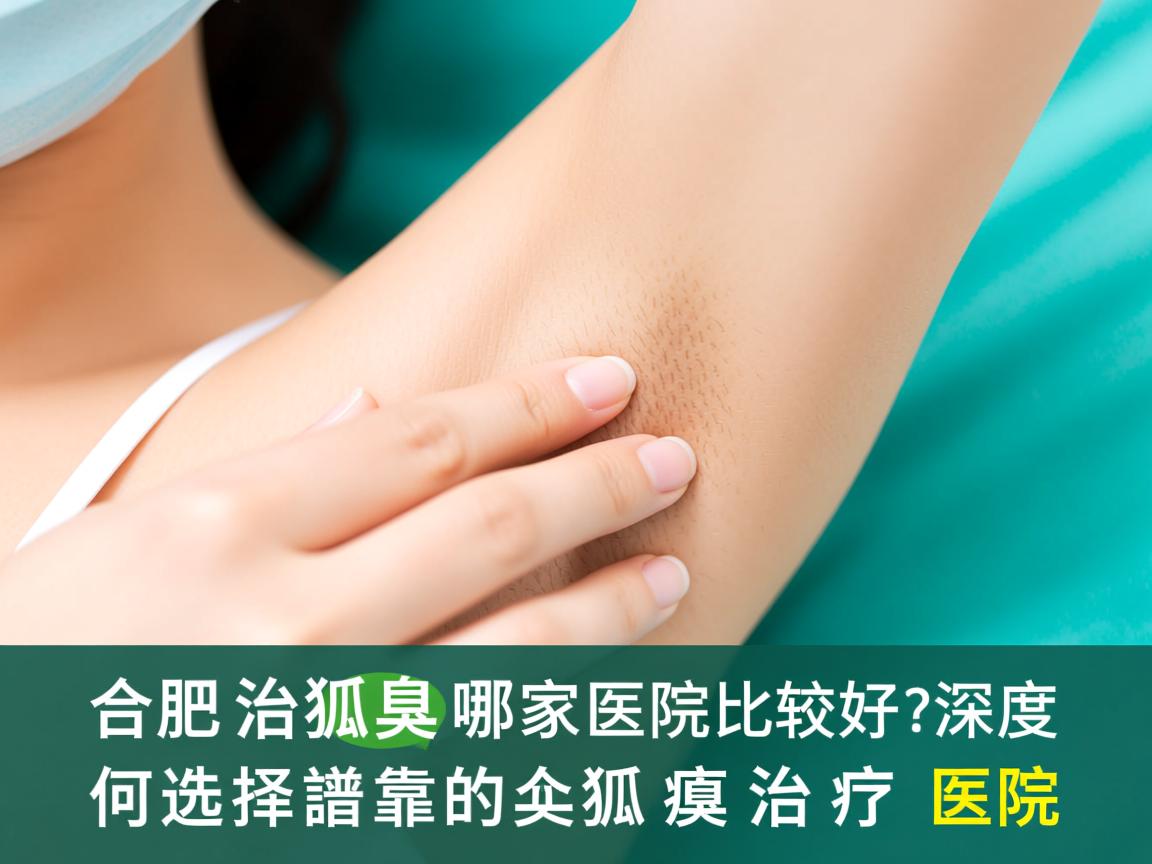 合肥治狐臭哪家医院比较好？深度解析如何选择靠谱的狐臭治疗医院