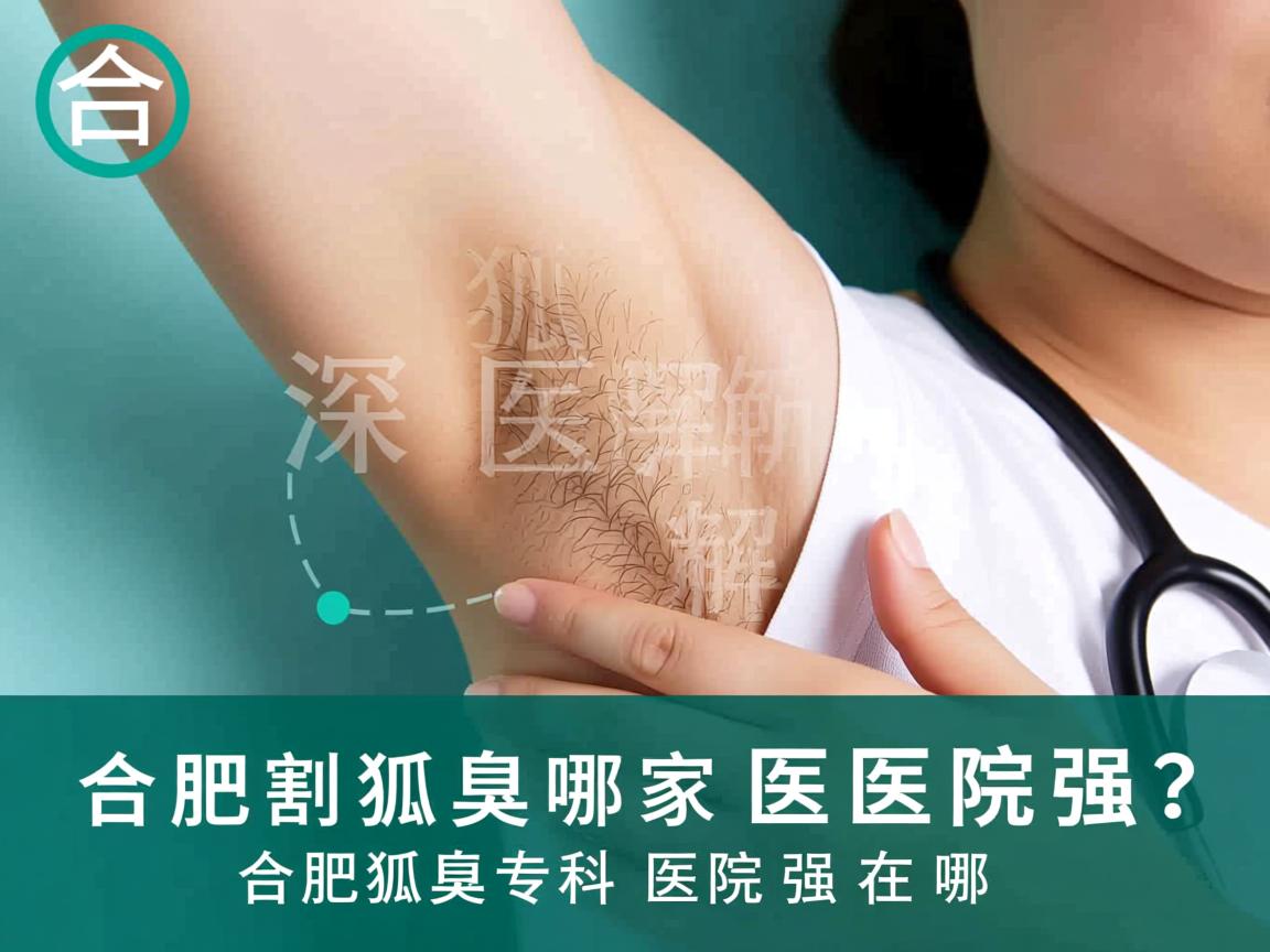 合肥割狐臭哪家医院强？深度解析合肥狐臭专科医院强在哪