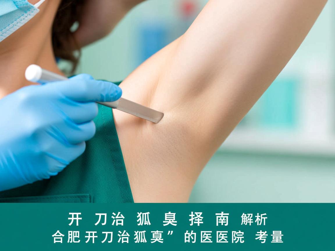 开刀治狐臭选择指南,解析合肥开刀治狐臭的医院考量 开刀治狐臭选择指南,解析合肥开刀治狐臭的医院考量