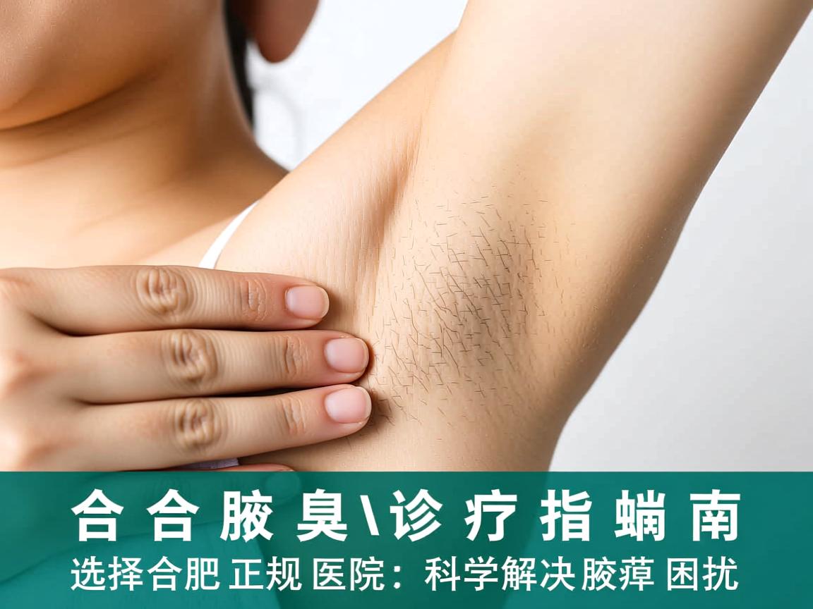 合肥腋臭诊疗指南，选择合肥正规医院，科学解决腋臭困扰