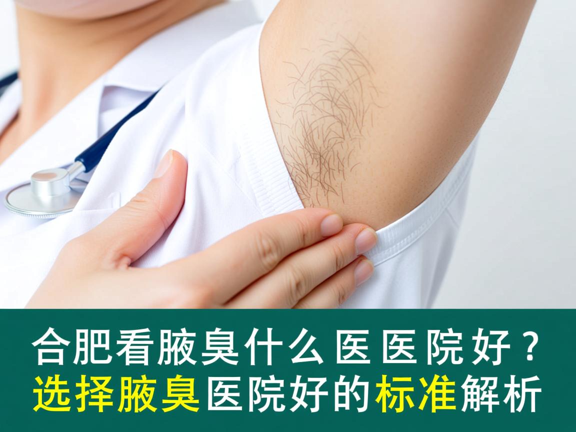 合肥看腋臭什么医院好?选择腋臭医院好的标准解析 合肥看腋臭什么医院好?选择腋臭医院好的标准解析