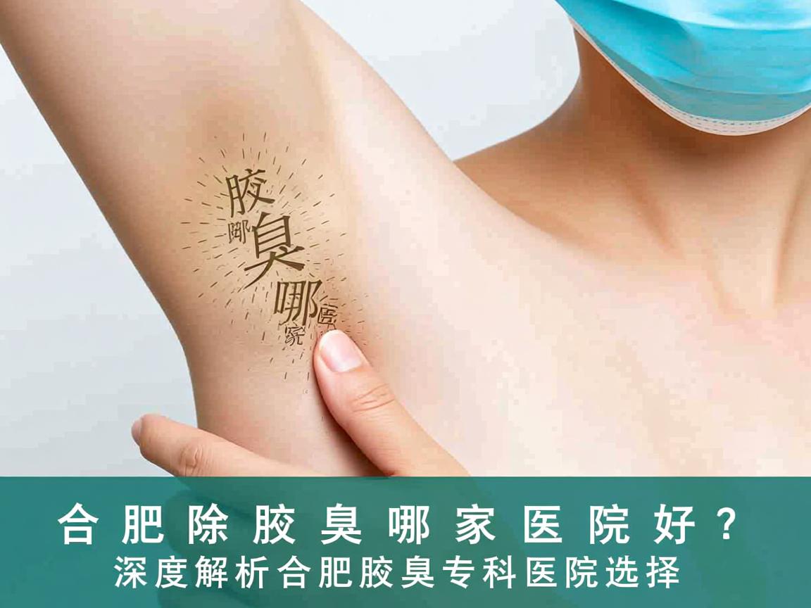 合肥除腋臭哪家医院好？深度解析合肥腋臭专科医院选择