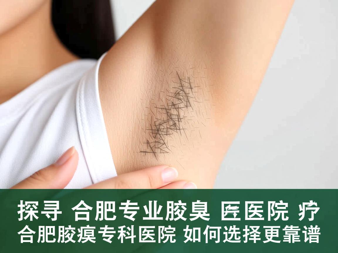 探寻合肥专业腋臭医院，合肥腋臭专科医院如何选择更靠谱