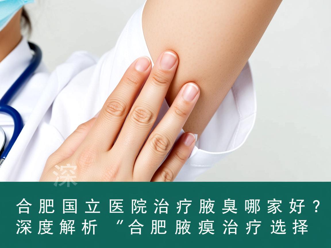 合肥国立医院治疗腋臭哪家好？深度解析合肥腋臭治疗选择