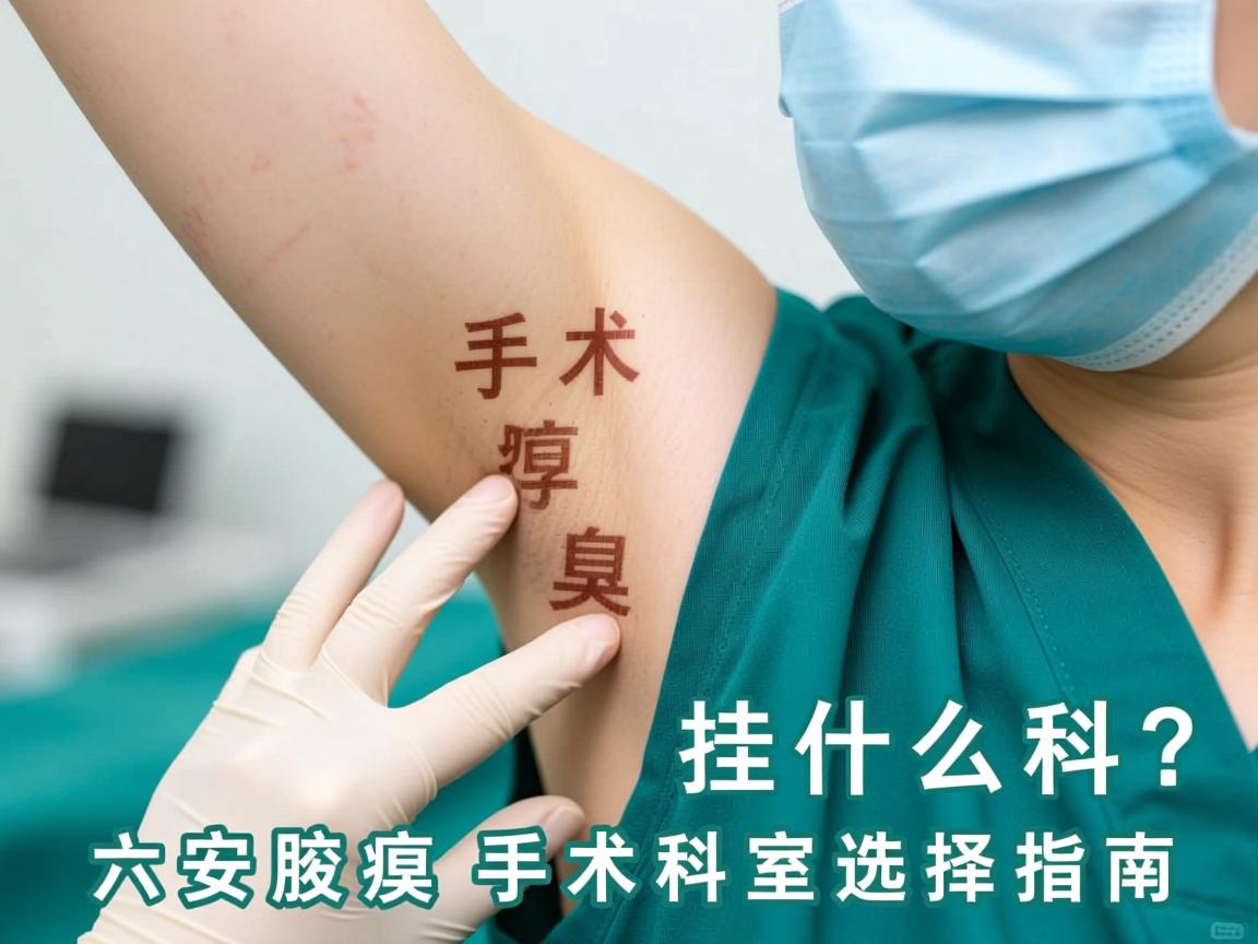 腋臭手术挂什么科?六安腋臭手术科室选择指南 腋臭手术挂什么科?六安腋臭手术科室选择指南
