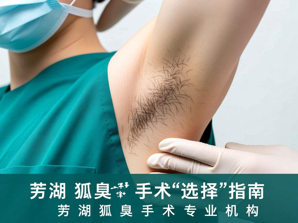 芜湖狐臭手术选择指南，详解芜湖狐臭手术专业机构