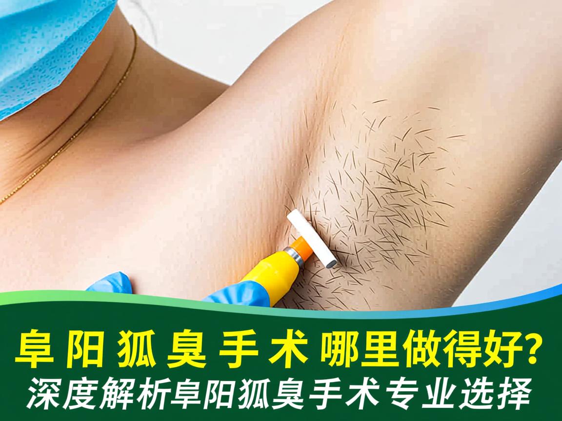 阜阳狐臭手术哪里做得好？深度解析阜阳狐臭手术专业选择