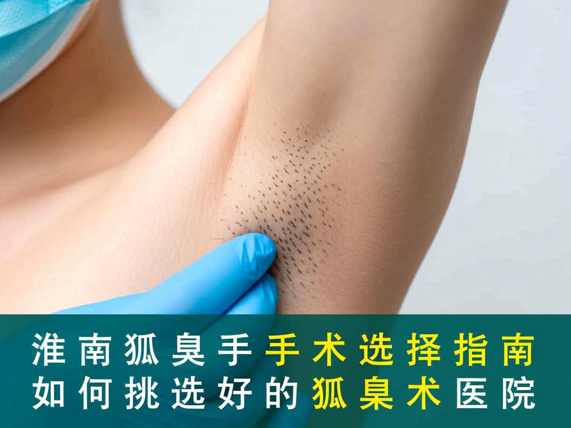 淮南狐臭手术选择指南,如何挑选好的狐臭术医院 淮南狐臭手术选择指南,如何挑选好的狐臭术医院