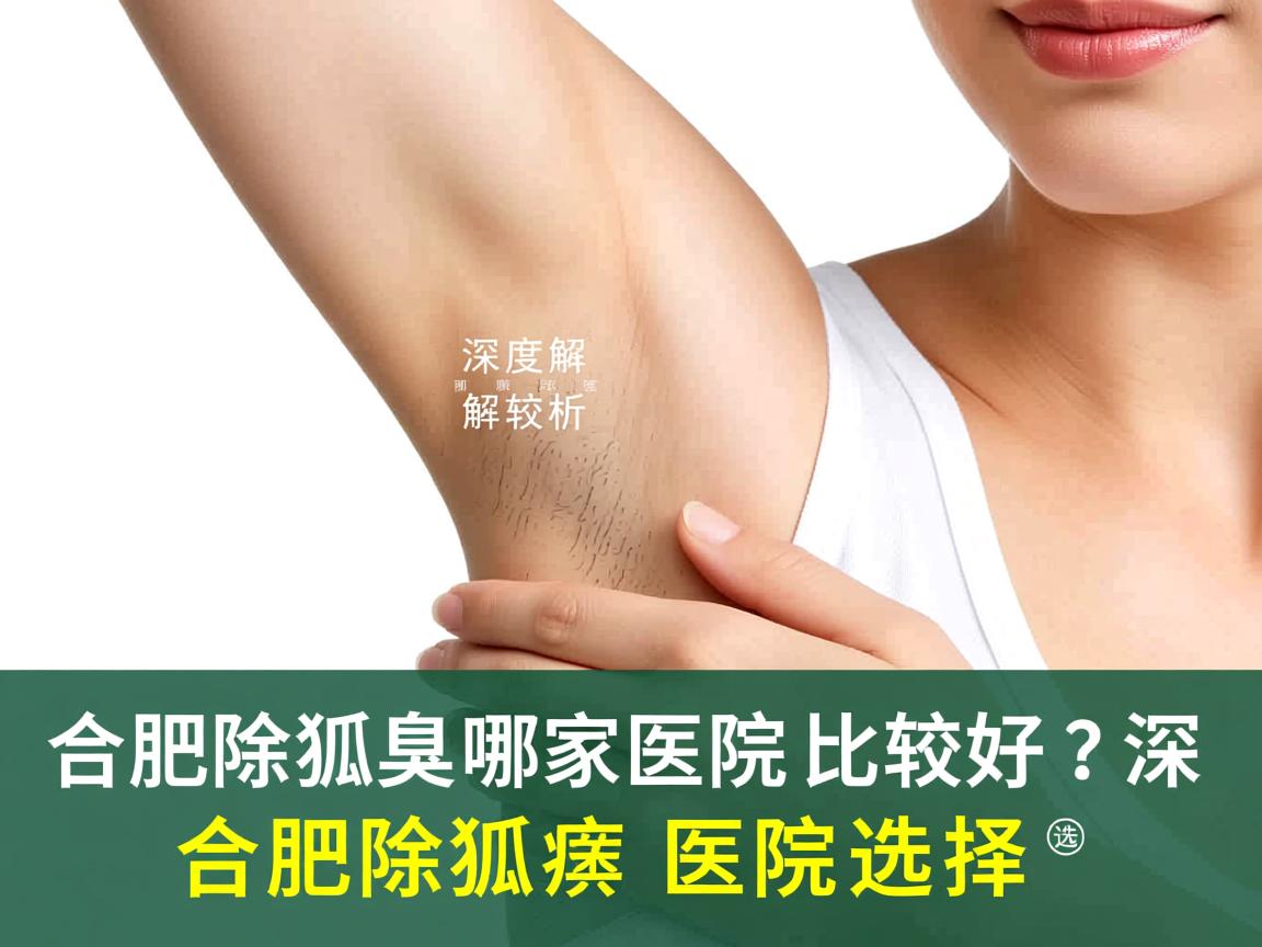 合肥除狐臭哪家医院比较好？深度解析合肥除狐臭医院选择