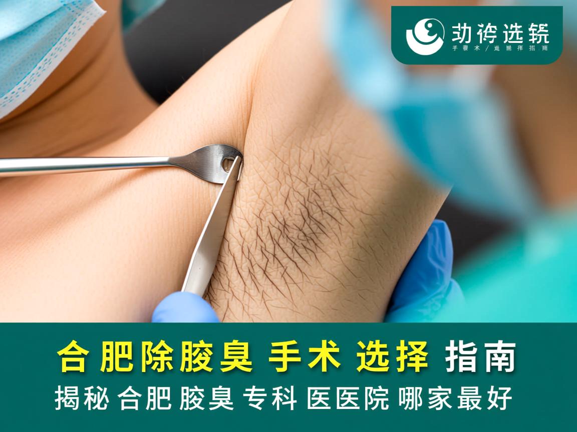 合肥除腋臭手术选择指南，揭秘合肥腋臭专科医院哪家最好
