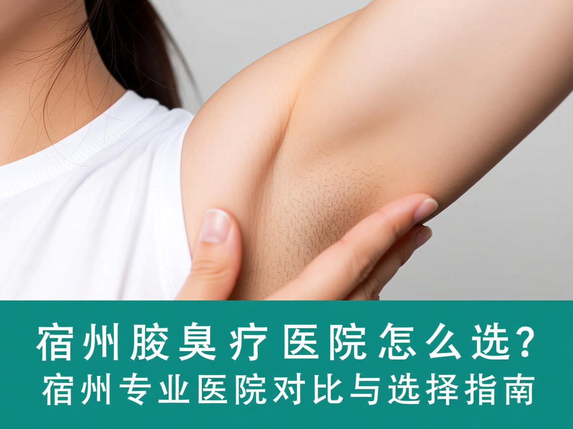 宿州腋臭诊疗医院怎么选？宿州专业医院对比与选择指南