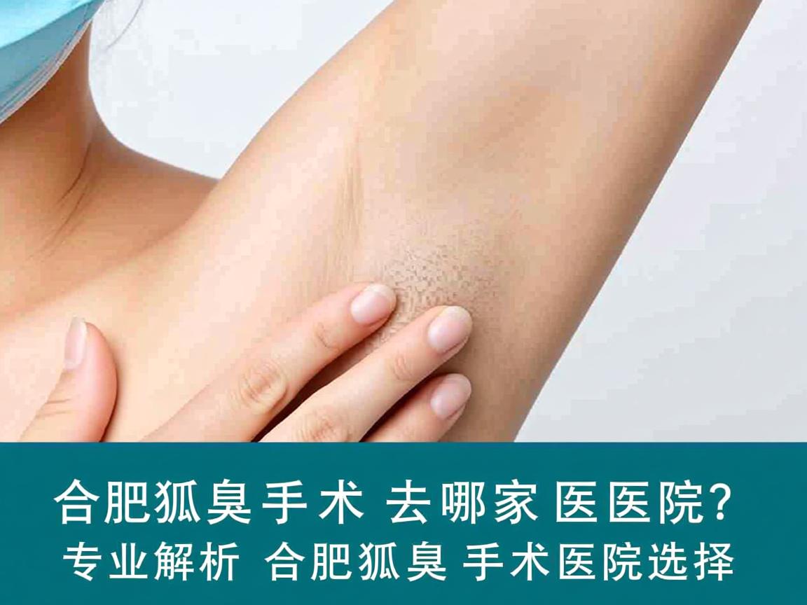 合肥狐臭手术去哪家医院？专业解析合肥狐臭手术医院选择