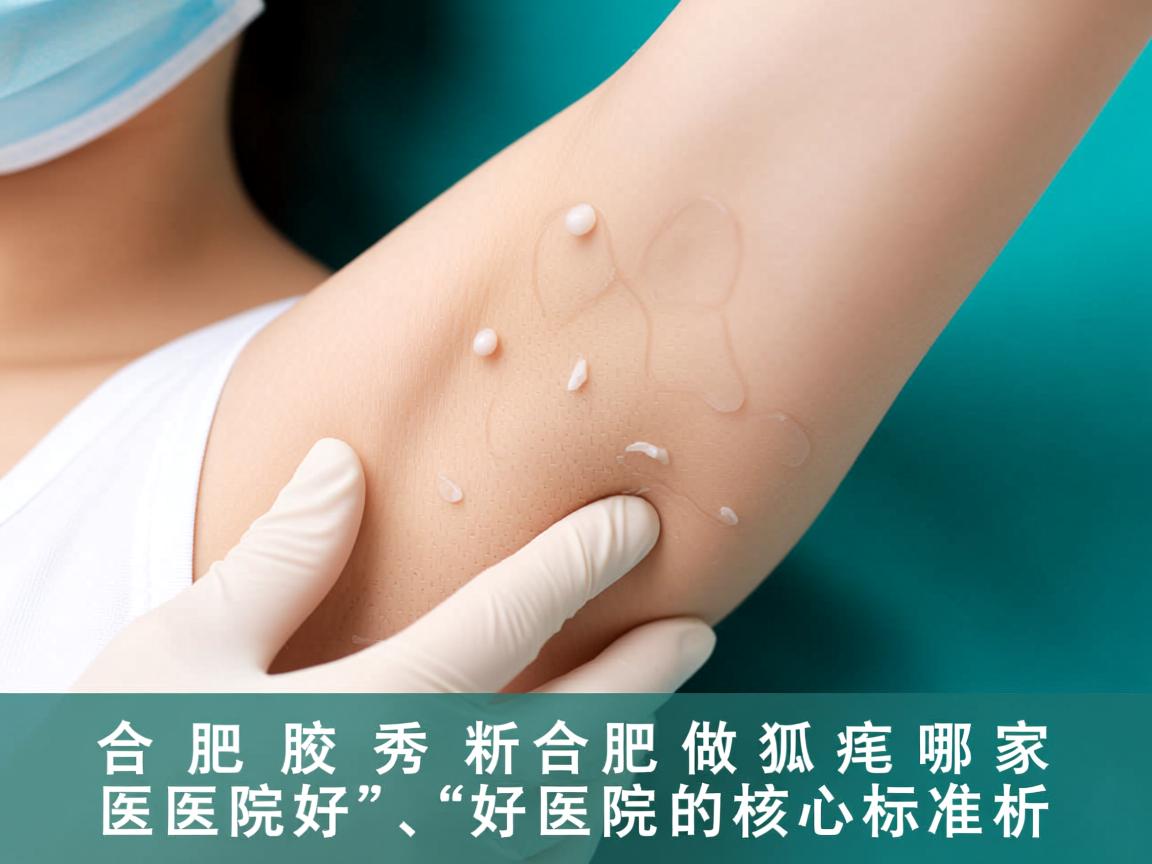 合肥腋秀解析，合肥做狐臭哪家医院好，好医院的核心标准解析
