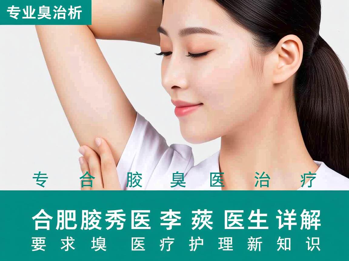 专业解析腋臭治疗,合肥腋秀李茹医生详解腋臭医疗护理新知识 专业解析腋臭治疗,合肥腋秀李茹医生详解腋臭医疗护理新知识