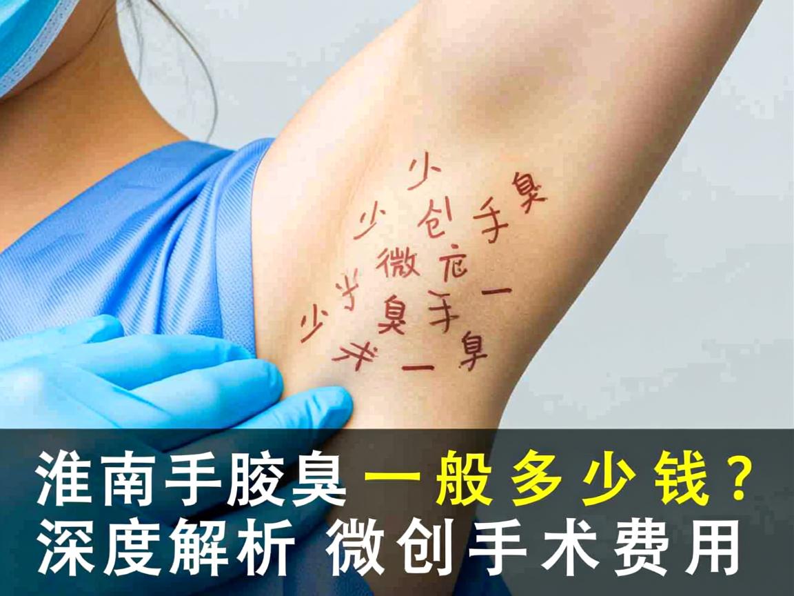 淮南腋臭微创手术一般多少钱？深度解析腋臭微创手术费用