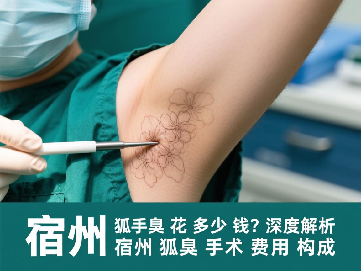 宿州狐臭手术花多少钱？深度解析宿州狐臭手术费用构成