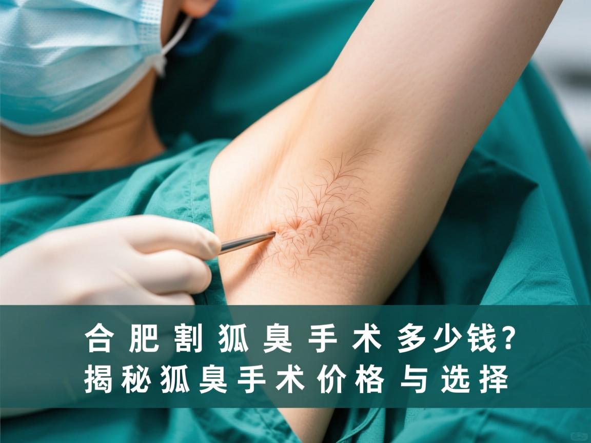 合肥割狐臭手术多少钱?揭秘狐臭手术价格与选择 合肥割狐臭手术多少钱?揭秘狐臭手术价格与选择