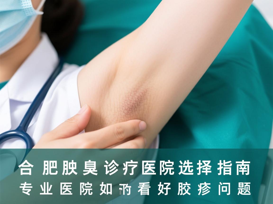 合肥腋臭诊疗医院选择指南，专业医院如何看好腋臭问题