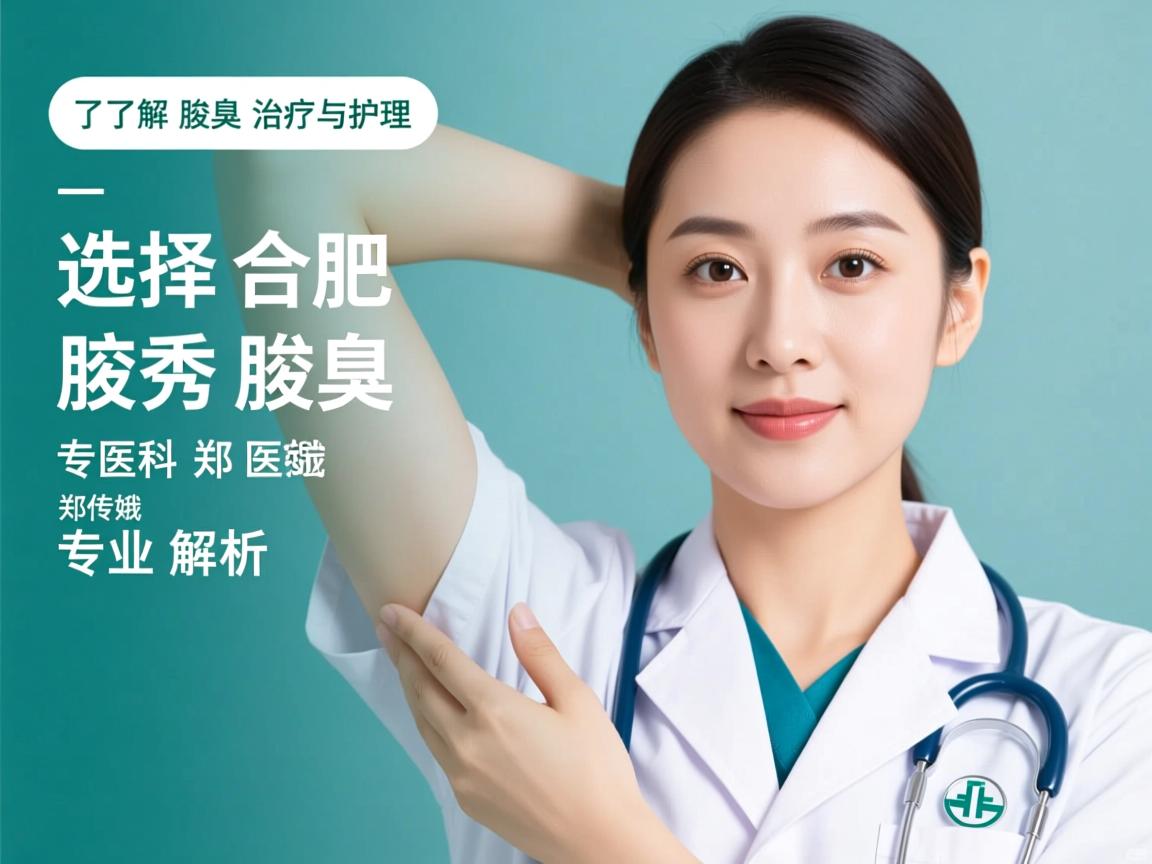 了解腋臭治疗与护理 选择合肥腋秀腋臭专科医院郑传娥医生专业解析 了解腋臭治疗与护理 选择合肥腋秀腋臭专科医院郑传娥医生专业解析