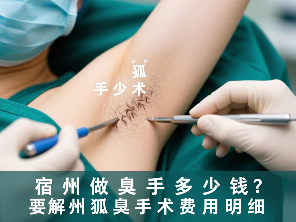 宿州做狐臭手术多少钱?解析宿州狐臭手术费用明细 宿州做狐臭手术多少钱?解析宿州狐臭手术费用明细