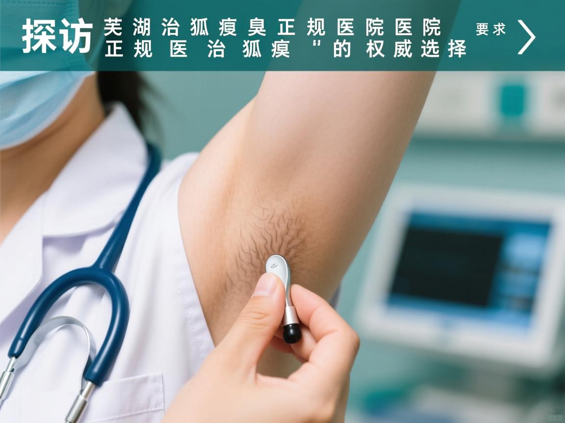 探访芜湖治狐臭正规医院，正规医院治狐臭的权威选择