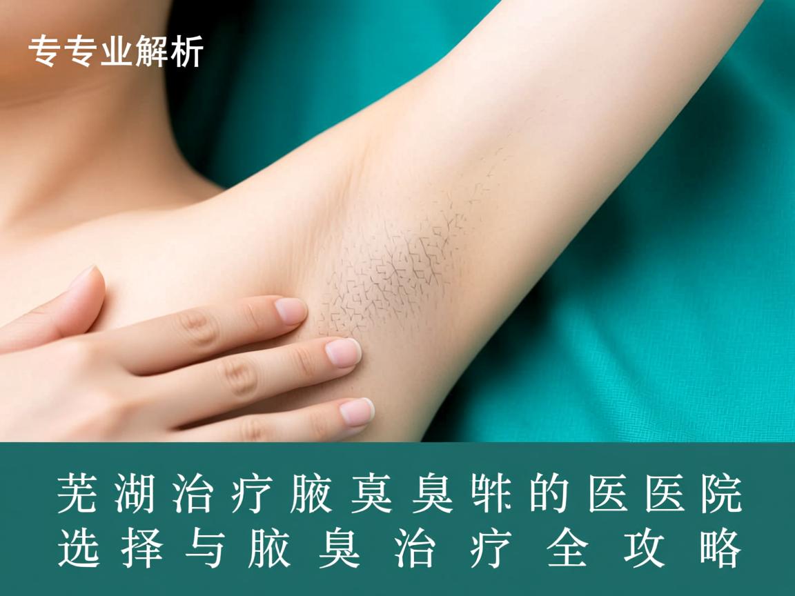 专业解析，芜湖治疗腋臭的医院选择与腋臭治疗全攻略