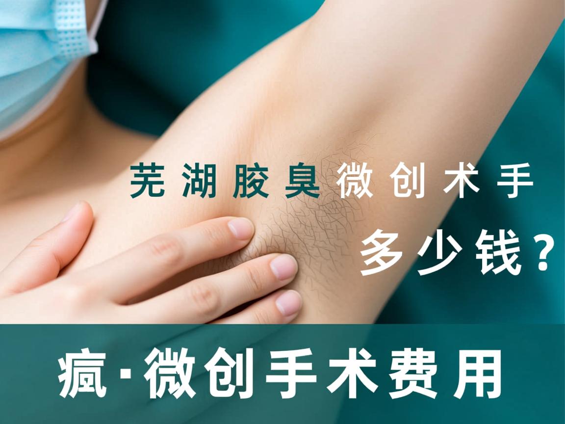 芜湖腋臭微创手术多少钱？深度解析腋臭微创手术费用