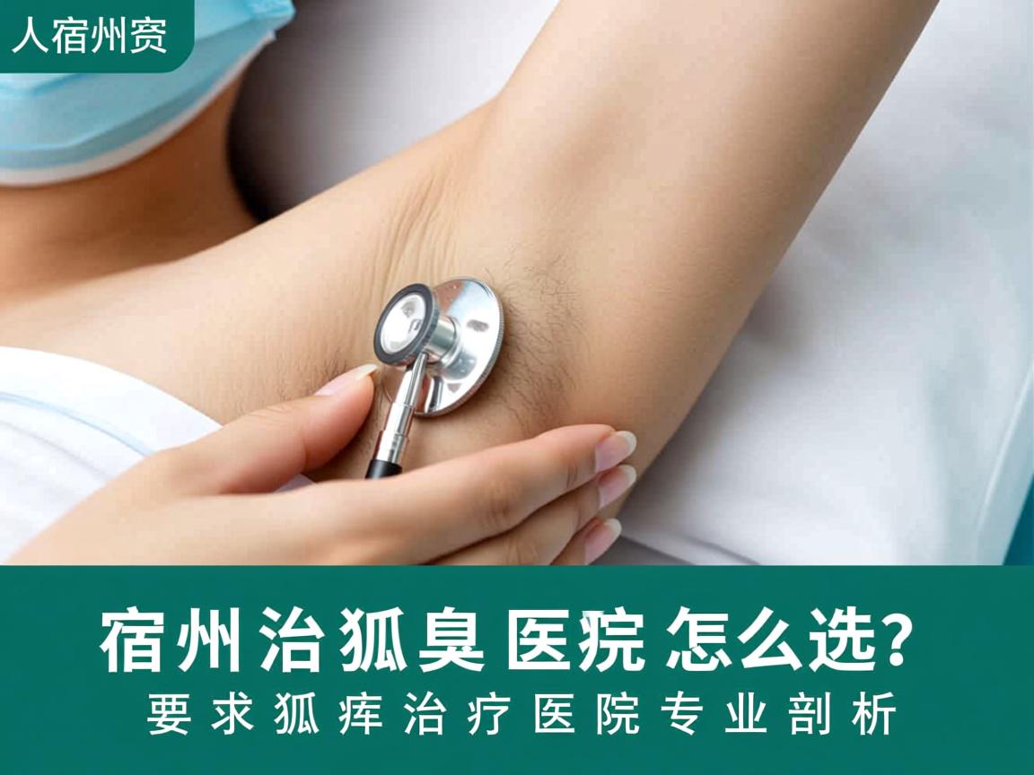 宿州治狐臭医院怎么选?宿州狐臭治疗医院专业剖析 宿州治狐臭医院怎么选?宿州狐臭治疗医院专业剖析