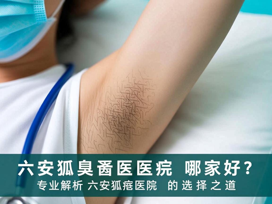 六安狐臭医院哪家好？专业解析六安狐臭医院的选择之道